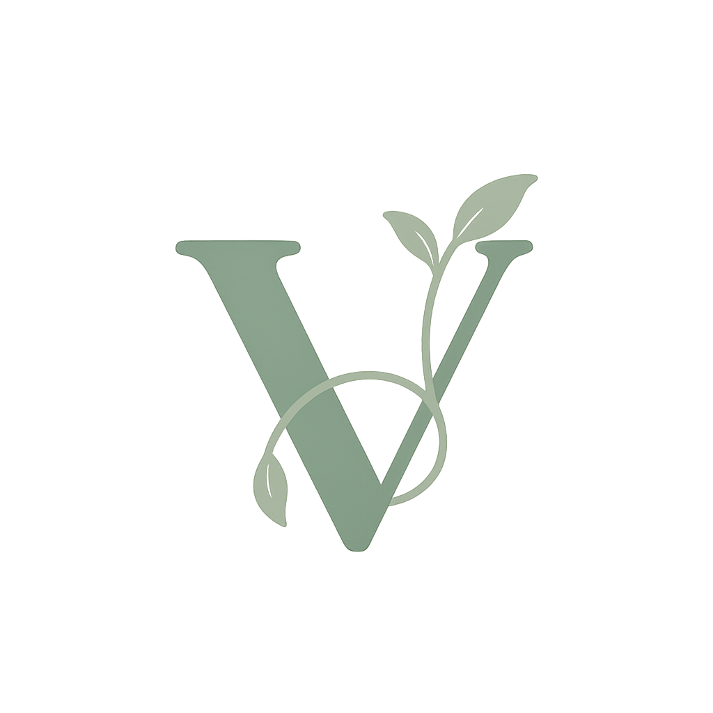 Rooted With V logo
